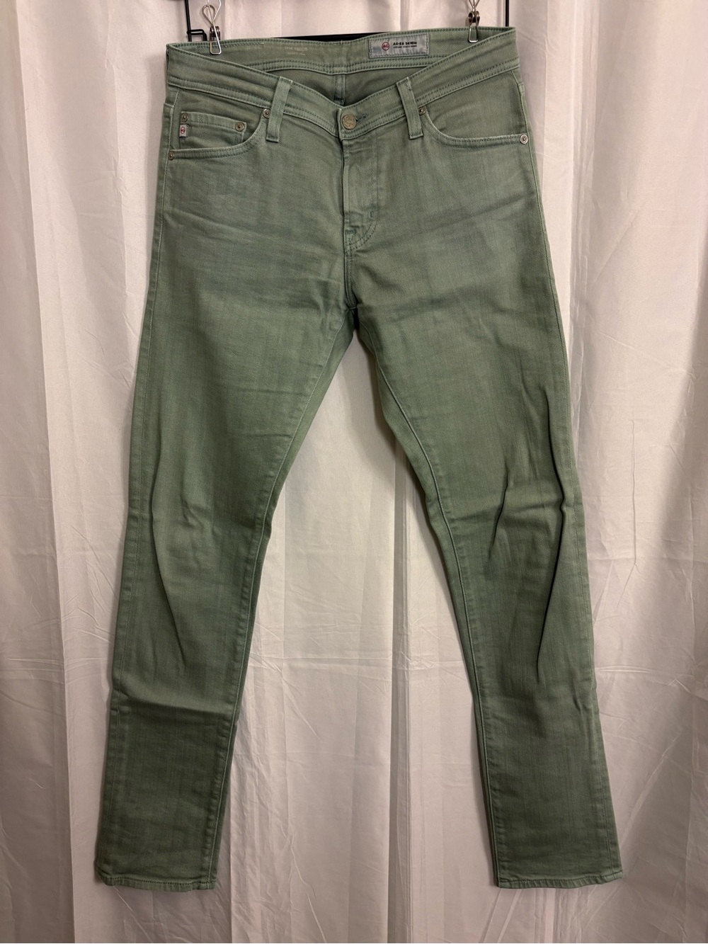 Men’s AG Tellis Slim Fit Jeans green sz 30R